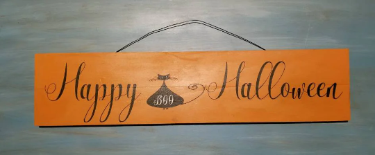 Wall Sign (Happy Halloween)