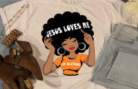 Graphic Tee Jesus Loves Me